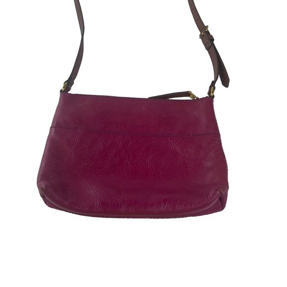 Vintage FOSSIL Pink Leather Shoulder Crossbody casual‎ Bag womens Used - Picture 2 of 16